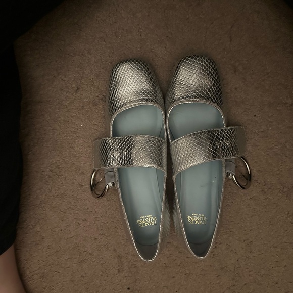 🖤 Frances Valentine Caty Maryjanes in Silver Snake size 8B 🖤 - Picture 4 of 13